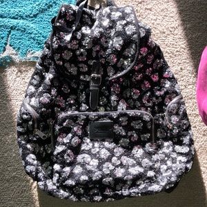 Pink sequin cheetah print bag